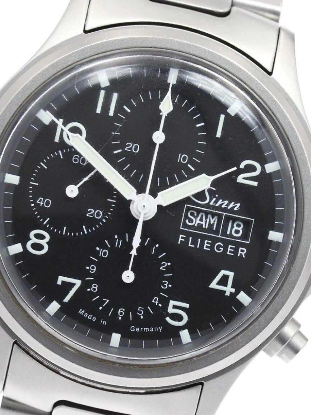 Sinn Freeger 358.FLIGER.M Chronograph day date Automatic Men's Watch_949425